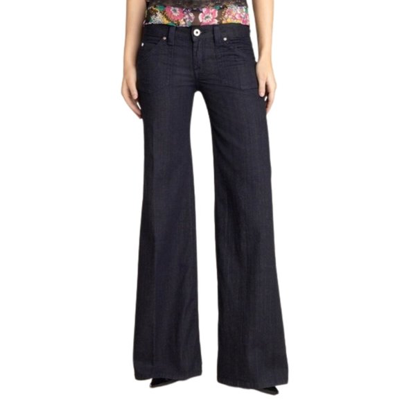 Hudson Jeans Denim - Hudson Jeans Wide Leg Midnight